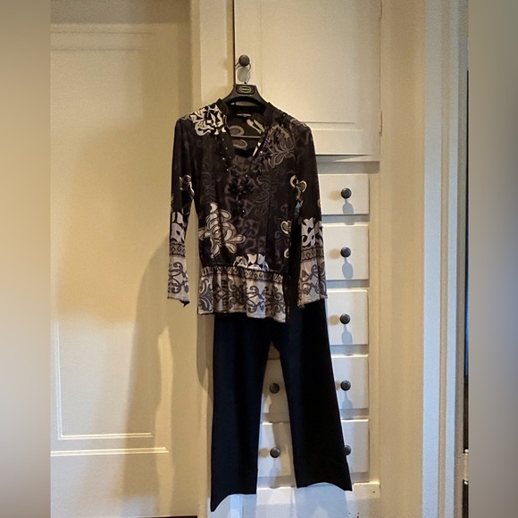 Hale Bob Dressy Tunic with bling! - Picture 4 of 12